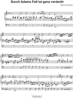 Durch Adams Fall ist ganz verderbt