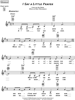 I Say a Little Prayer