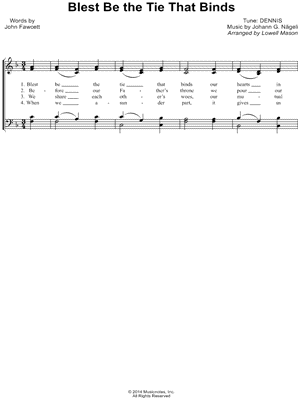 Blest Be the Tie That Binds