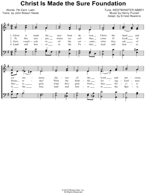 Christ Is Made the Sure Foundation