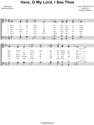 Here, O My Lord, I See Thee