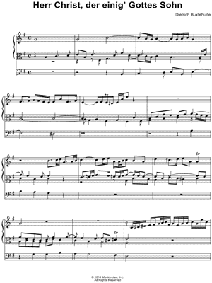 Herr Christ, der einig' Gottes Sohn
