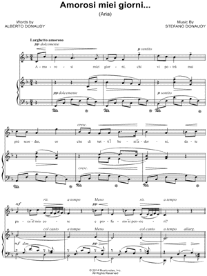 Amorosi Miei Giorni
