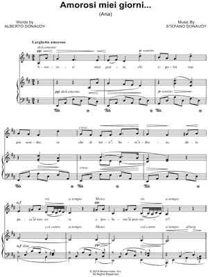 Amorosi Miei Giorni