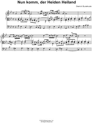 Nun komm, der Heiden Heiland