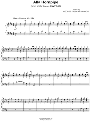 Alla Hornpipe from Water Music