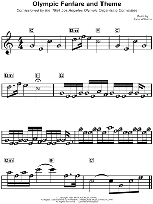 Olympic Fanfare and Theme