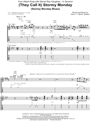 (They Call It) Stormy Monday