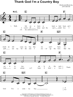 Thank God I'm a Country Boy
