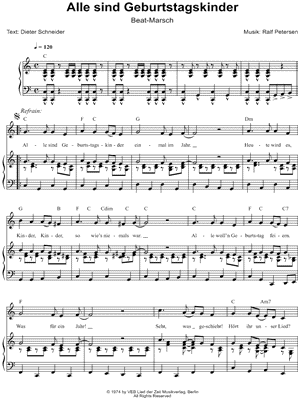 Alle sind Geburtstagskinder
