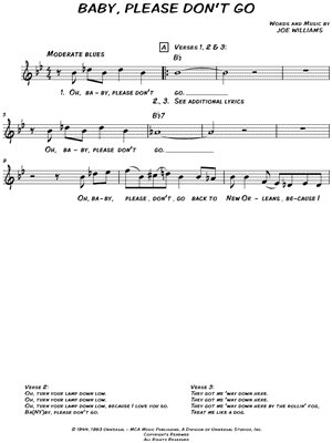 Baby, Please Don't Go