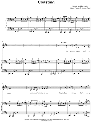 Coasting from Edges - Sheet Music