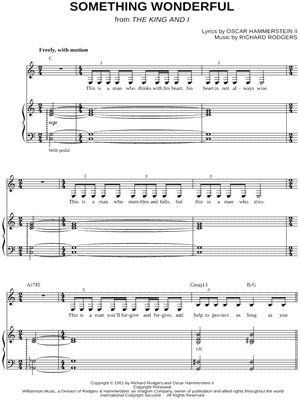 Something Wonderful by Nina Simone - Sheet Music
