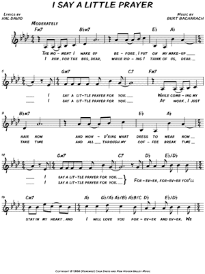 I Say a Little Prayer