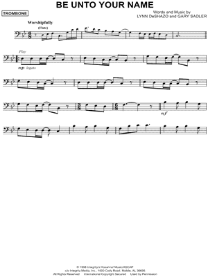 Be Unto Your Name