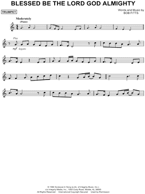 Blessed Be the Lord God Almighty