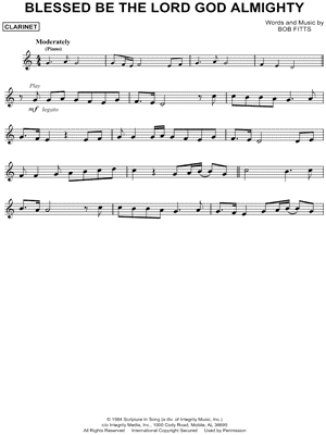 Blessed Be the Lord God Almighty