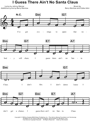 I Guess There Ain't No Santa Claus