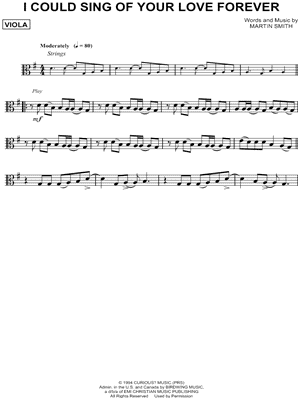 I Could Sing of Your Love Forever