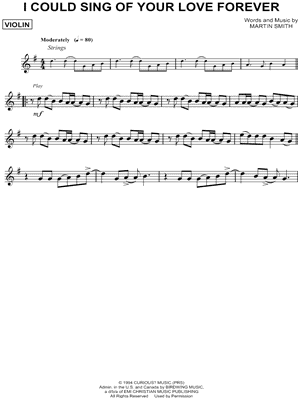 I Could Sing of Your Love Forever