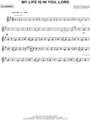 My Life Is in You, Lord