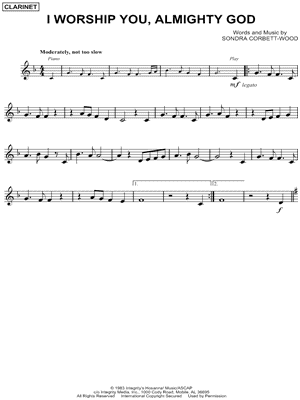 I Worship You, Almighty God