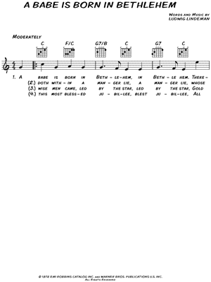 A Babe Is Born In Bethlehem