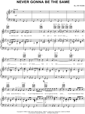 NEVER GONNA BE THE SAME