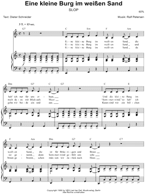 Eine kleine Burg im wei\sen Sand