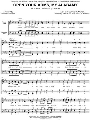 Open Your Arms, My Alabamy