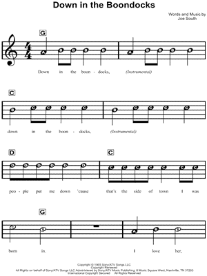 Down In the Boondocks