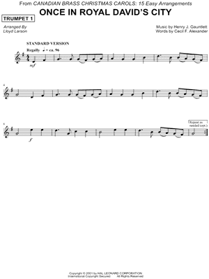 Once In Royal David's City