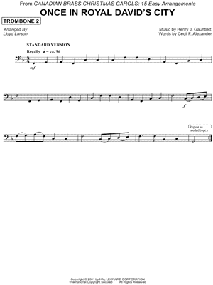 Once In Royal David's City