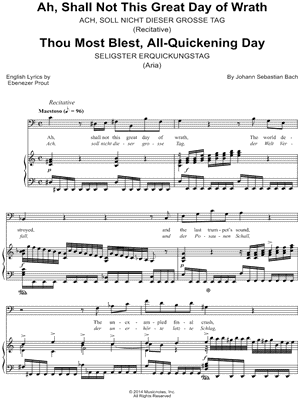 Ah, Shall Not This Great Day of Wrath