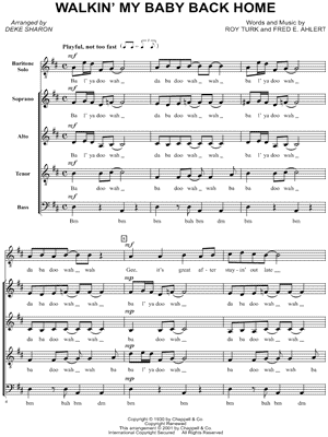 Walkin' My Baby Back Home