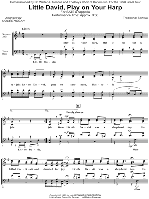 Little David, Play on Your Harp