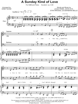 A Sunday Kind of Love