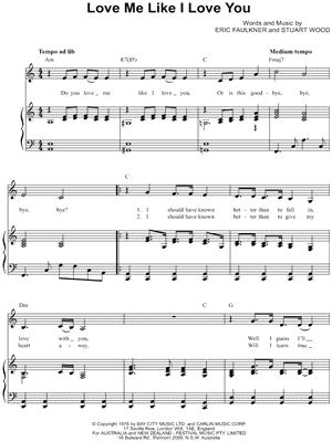 Love Me Like I Love You