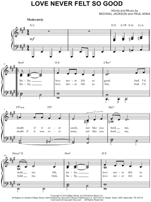 Love Never Felt So Good