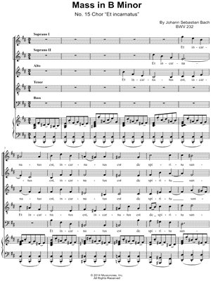 Mass in B Minor: II. Credo: 4. Et incarnatus est