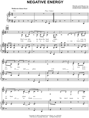 Negative Energy