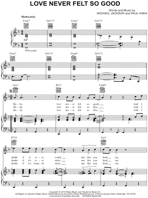 Love Never Felt So Good