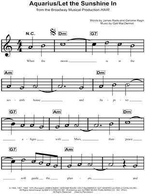 AQUARIUS/LET THE SUNSHINE IN