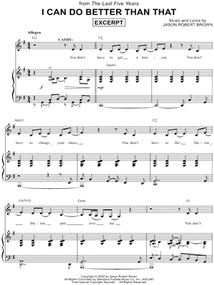 I Can Do Better Than That