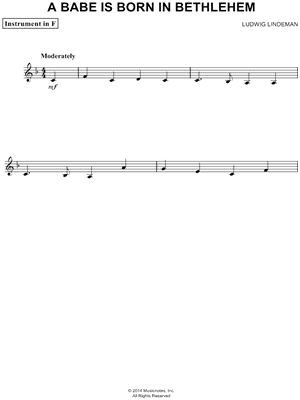 A Babe Is Born In Bethlehem