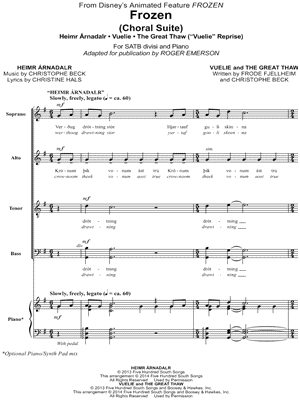 Frozen (Choral Suite)