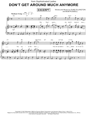 Don't Get Around Much Anymore