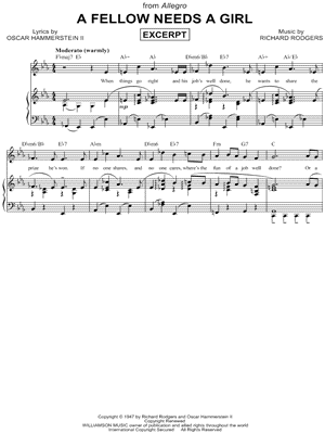 A Fellow Needs A Girl