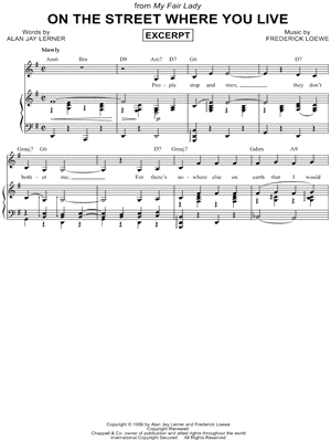 On the Street Where You Live