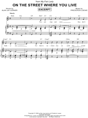 On the Street Where You Live